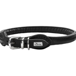 Hundhalsband Round & Soft Svart