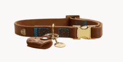 Hundhalsband Sansibar Cognac
