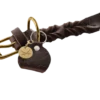 Hundhalsband Sansibar Solid Cow Leather Mörkbrun