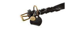 Hundhalsband Sansibar Solid Cow Leather Mörkbrun