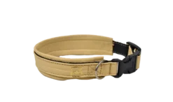 Hundhalsband Ställbart Skinn Beige 45cm