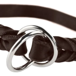 Hundhalsband Ställbart Solid Education Halvstryp Olivgrön