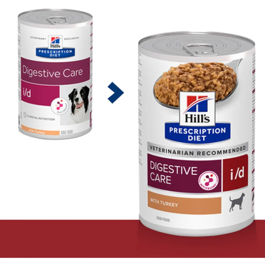 i/d Digestive Care kalkun hermetikk - våtfôr til hund 200 g x 12 stk