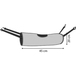 Ildertunnel Clavio 1 hulls opphengsmønster 45 x 20 cm