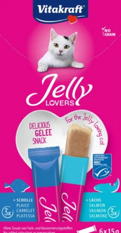 Jelly Lovers Salmon - Laks/Split 15 g x 6 stk.