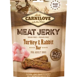 Jerky kalkun- og kaninbar 100 g