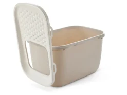 Katteboks Hop i Giant med tak, 74x50x43cm, Beige