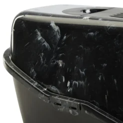 Katteboks Nestor Marble Black White-Black 56x39x38cm.