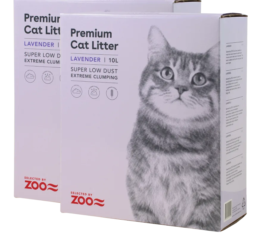Kattesand Lavendel 10L x 2