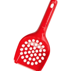 Kattespade med logo 1 stk. rød