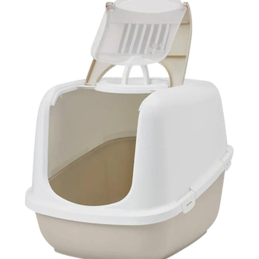 Kattetoalett Nestor Jumbo Beige 66x49x47cm