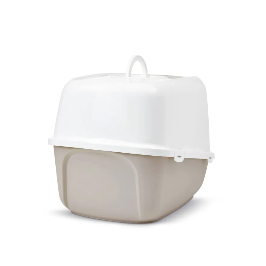 Kattetoalett Nestor Jumbo Beige 66x49x47cm