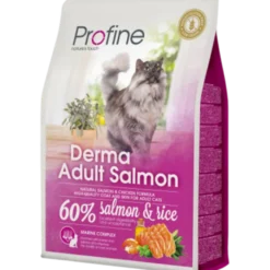 Kattetørrfôr Derma Adult Laks og kylling 2 kg