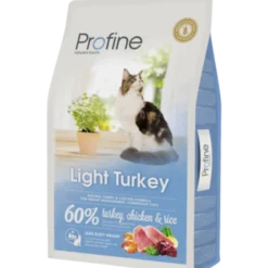Kattetørrfôr Light kalkun og kylling 10 kg