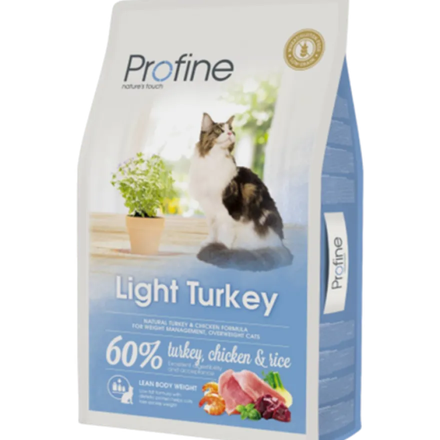 Kattetørrfôr Light kalkun og kylling 10 kg
