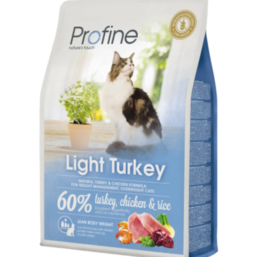 Kattetørrfôr Light kalkun og kylling 10 kg