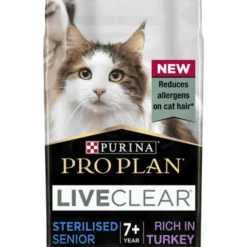 Katt Liveclear Sterilised Senior 7+ Kalkun 1,4 kg