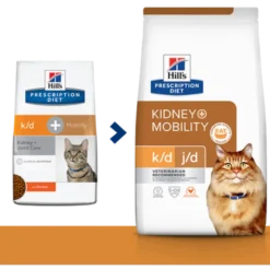 k/d + j/d Kidney + Mobility - Dry Cat Food 3 kg