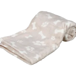 Kenny pledd, plysj, 100x75cm Beige