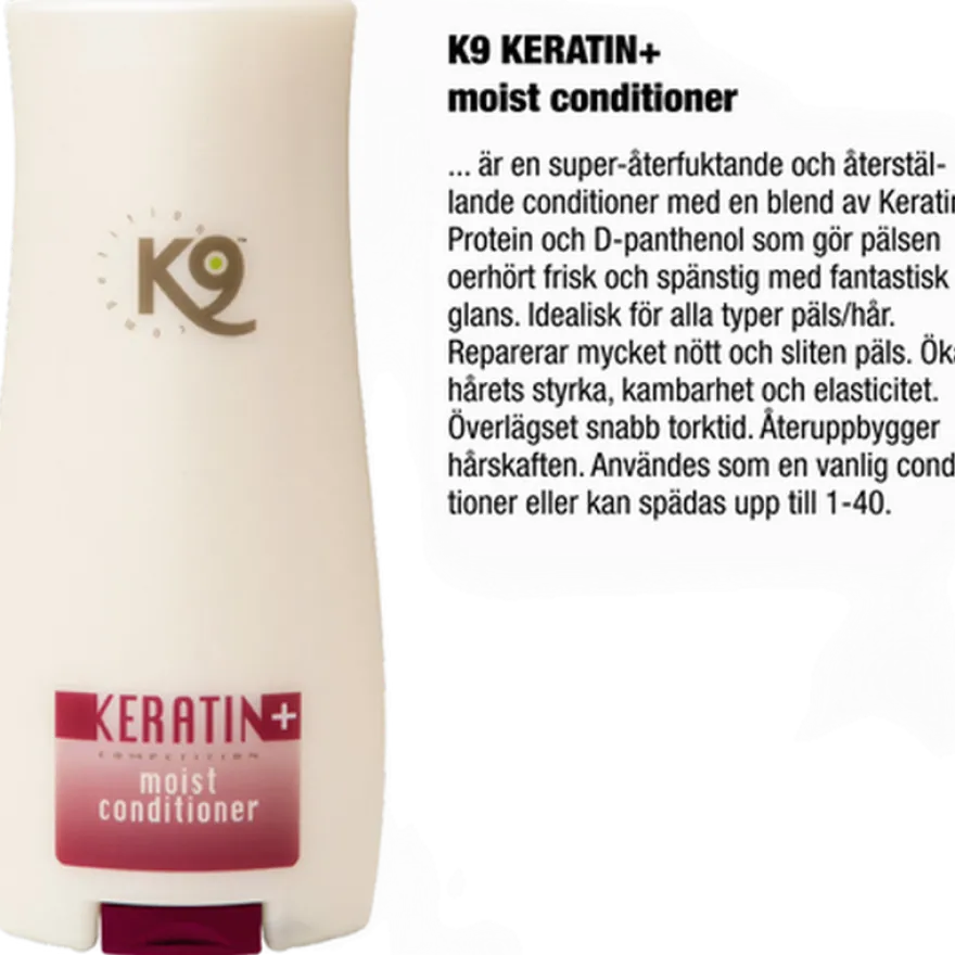 Keratin+ Moist Conditioner Ultra-Restorating White 300 ml