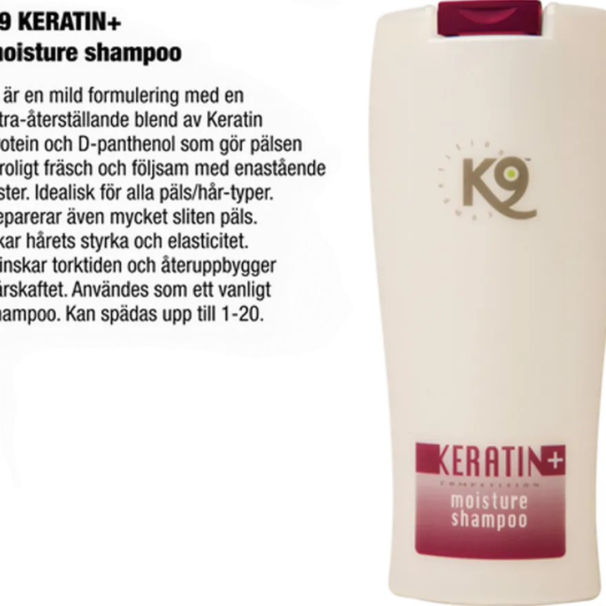 Keratin+ Moisture Shampoo Ultra-Restoring White 300 ml