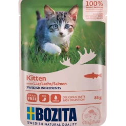 Kitten Laks i saus i pose 12 x 85 g