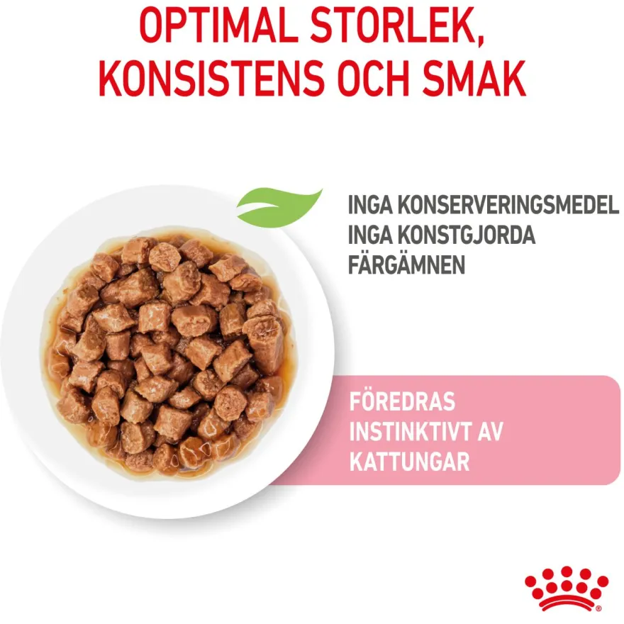 Kitten Sterilised Gravy Våtfôr for kattunger 85 g x 12 stk
