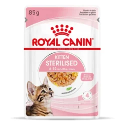 Kitten Sterilised Jelly Våtfôr for kattunger 85 g x 12 stk
