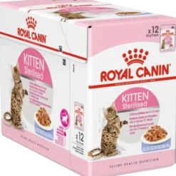 Kitten Sterilised Jelly Våtfôr for kattunger 85 g x 12 stk