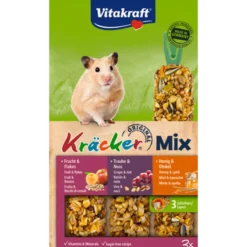 Kjeks Hamster Honning/Nøtt/Frukt 10x3-pakning