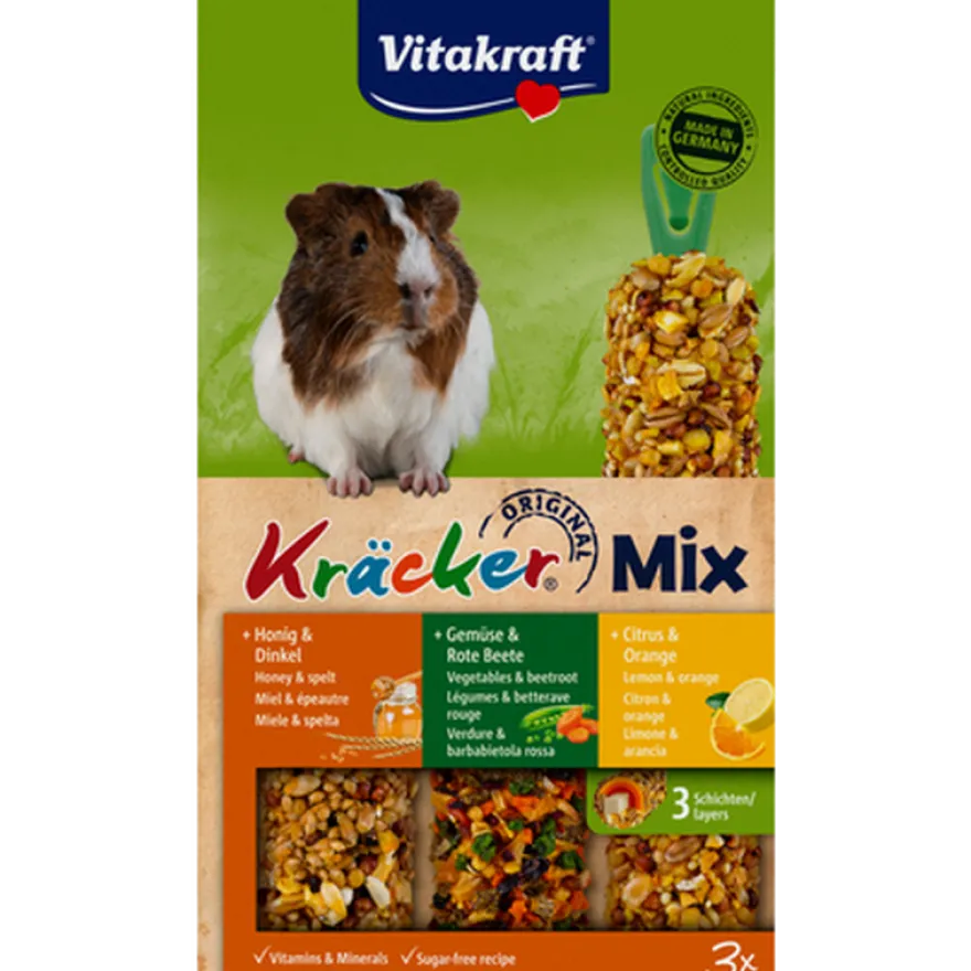 Kjeks Marsvin Honning/Frukt/Sitron 10x3-pk.