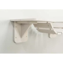 Klättervägg Väggmonterad Vit 150×30 cm