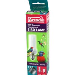 Kompaktlysrør fuglelampe hvit 20 W
