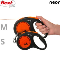 Koppel New Neon Band Orange Medium, 5 m, maks. 25 kg