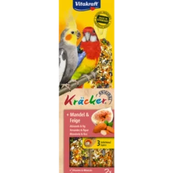 Kracker Cockatiel fuglemat Mandler-Fig 2-pk.