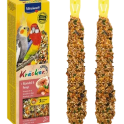 Kracker Cockatiel fuglemat Mandler-Fig 2-pk.