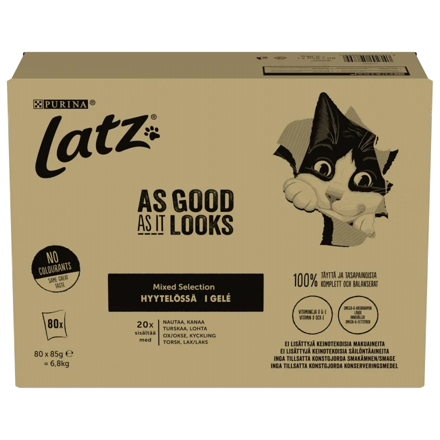 Latz Agail Blandet utvalg i gel 80x85 g