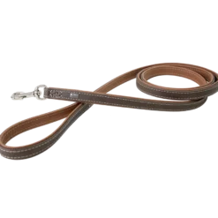 Leash Porto 20/180 Darkbrown/Cognac