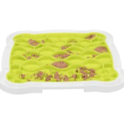Lick'n'Snack-tallerken - aktivering av fôr Grønn 20x20 cm