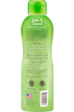 Lime & Coconut Shed Control Shampoo for kjæledyr 355 ml