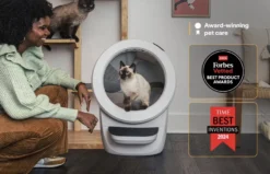 Litter-Robot 4 Selvrensende søppelkasse, svart