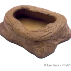 Maskeskål - Mealworm Feeder for reptiler Brun 13 x 9,5 x 4,5 cm