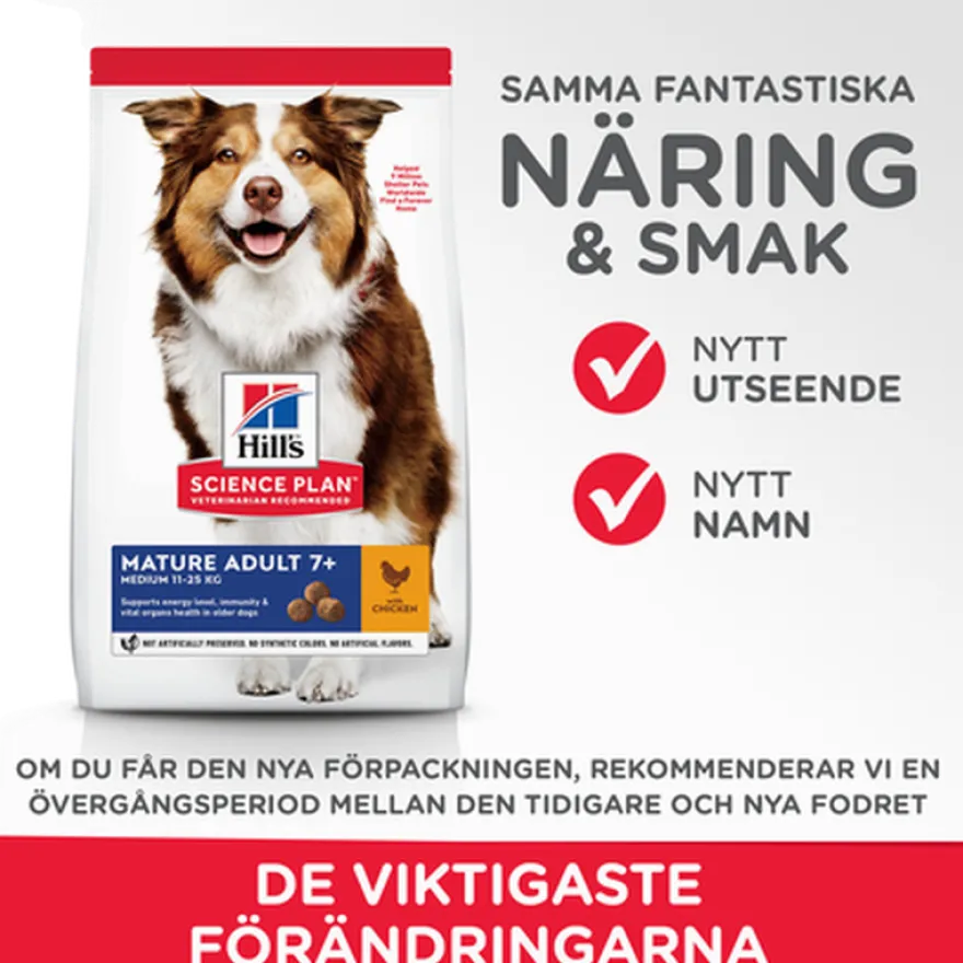 Mature 7+ Active Longevity Medium Chicken - Dry Dog Food 14 kg