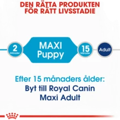 Maxi Puppy tørrfôr for valper 4 kg