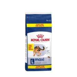 Maxi Voksen tørrfôr for hunder 15 kg + 3 kg