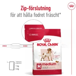 Medium Adult tørrfôr for hunder 4 kg