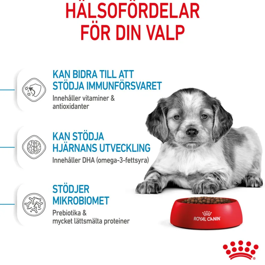 Medium Puppy tørrfôr for valper 10 kg