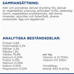 Metabolic Mini kylling og grønnsaker 156g