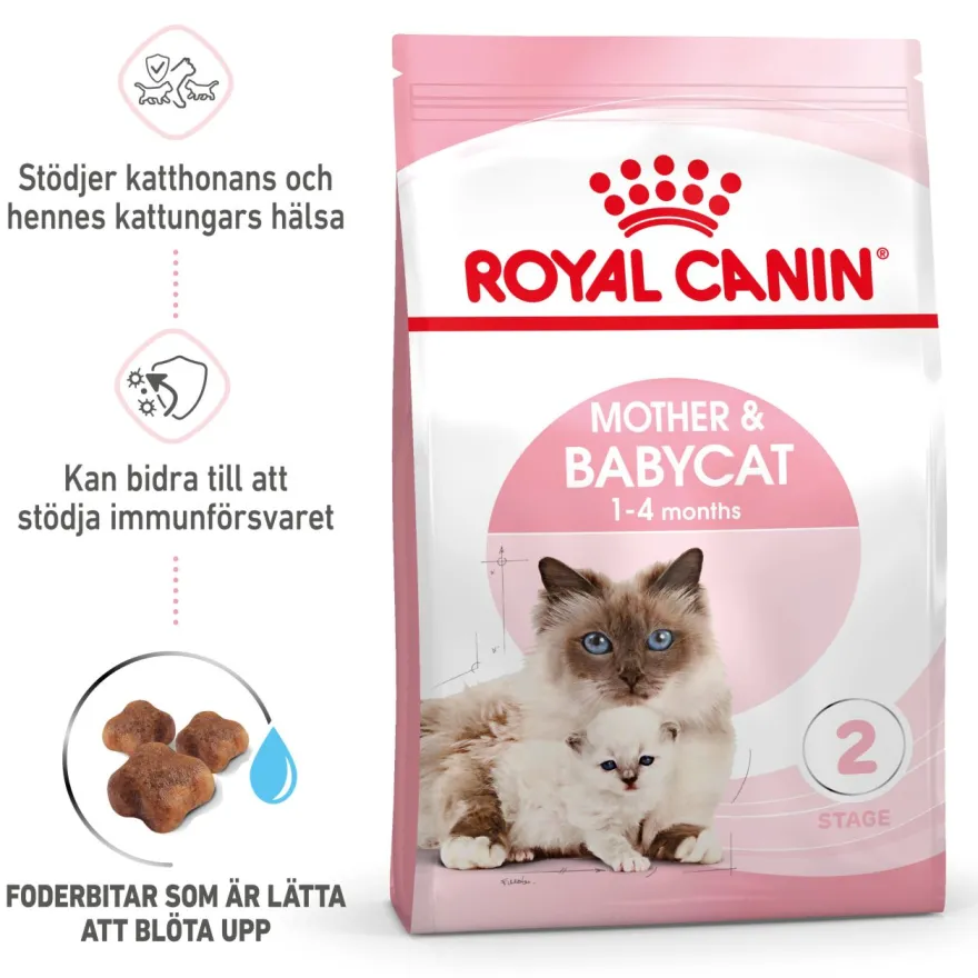 Mother & Babycat tørrfôr til katter og kattunger 10 kg