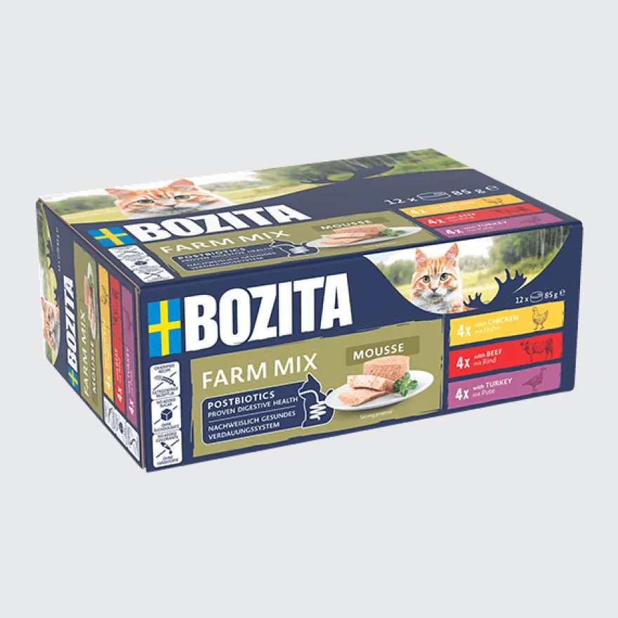 Mousse Blandet Gård 12 x 85 g